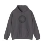 Concentric Circuit Graphic Hoodie — Minimal Tech Circle Design - Image 2